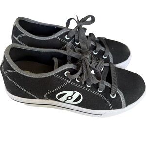 Heely Heelys Canvas Sneakers Low Top Wheeled Tennis Skate Shoes Boys Men’s Sz 7